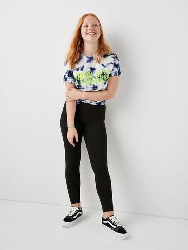 happy nation Girls 2 Pack Cotton Leggings in Saudi Arabia