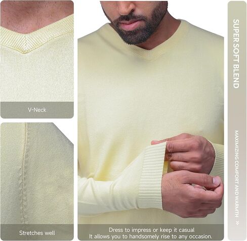 سترة X RAY للرجال ذات قصة ضيقة ورقبة على شكل حرف V، سترة للرجال في الخريف والشتاء (متوفرة بمقاسات كبيرة وطويلة) in Kuwait