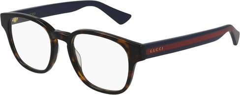 غوتشي اطار نظارة للرجال GG0927O بلون ازرق هافانا داكن مقاس 49/19/145 in Kuwait
