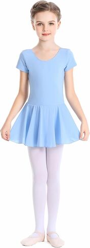 Ballet Leotards for Girls, Girls Dance Outfit with Skirt, Ballerina Ballet Dress for Toddler Girls/Junior in Saudi Arabia