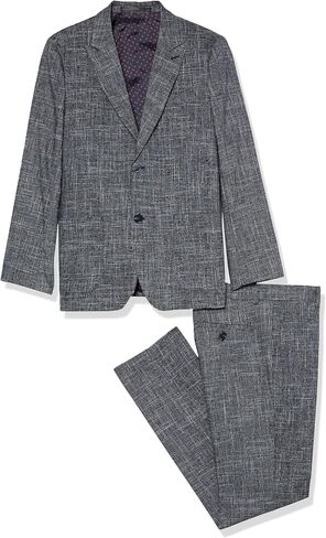 Isaac Mizrahi Slim Fit Boy's Tweed Splash Suit in Saudi Arabia
