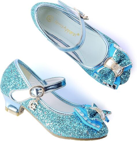 فستان الحفلات التنكرية للأميرات من Ohlover Flower Girls حذاء لامع ماري جينس in Kuwait