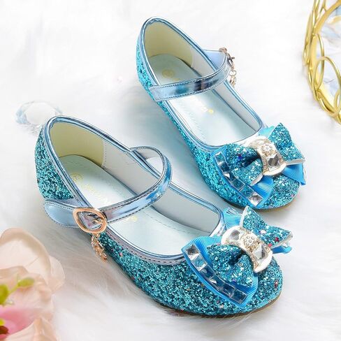 فستان الحفلات التنكرية للأميرات من Ohlover Flower Girls حذاء لامع ماري جينس in Kuwait