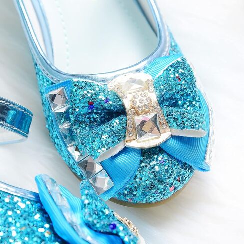فستان الحفلات التنكرية للأميرات من Ohlover Flower Girls حذاء لامع ماري جينس in Kuwait