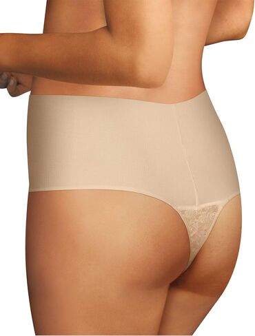 سراويل داخلية نسائية من Maidenform من الدانتيل من Tame Your Tummy، ملابس داخلية ذات تحكم ثابت (ألوان قديمة) in Saudi Arabia