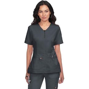 Stretch Regan Top Charcoal Charcoal / XS