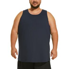 HOdo Big & Tall Mens A-Shirts Cotton Tank Tops Sleeveless Undershirts 3XL-6XL