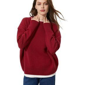 Women's Lightweight Soft Petite Crewneck Lightweight Solid Plain Sweaters Fall Winter Pullover Jumper Tops in Kuwait