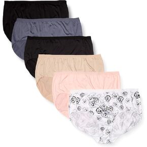 مجموعة من 6 سراويل داخلية نسائية خفيفة للغاية مقاس كبير من JUST MY SIZE in Kuwait