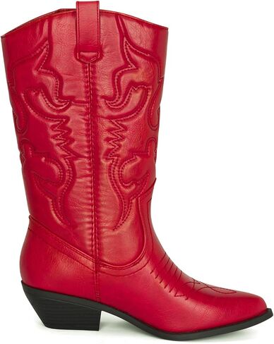 Chariot & Co Ring Women’s Western Cowgirl Boots – Mid-Calf Style with 2" Heel in Multiple Colors in Saudi Arabia