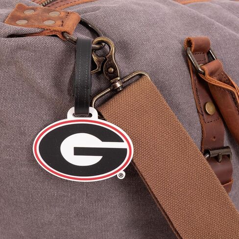 حقيبة علامات الأمتعة بجامعة جورجيا بولدوج UGA Dawgs (علامة الأمتعة البلاستيكية - التصميم أ) in Saudi Arabia