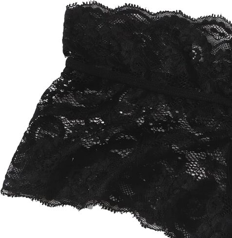 SweatyRocks Women's 2 Piece Lingerie Set Sheer Lace Cut Out Bra and Panty Teddy Lingerie in Saudi Arabia