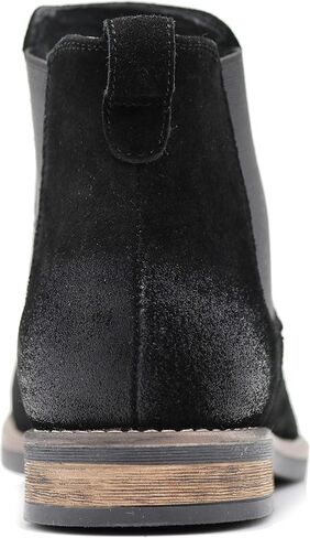 حذاء Enzo Romeo BL01 للرجال من تشيلسي، فستان أنيق سهل الارتداء من الجلد السويدي، حذاء للكاحل in Kuwait