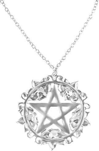 مكانة يجد قلادة الخماسي الوردي قلادة القوطية مجوهرات الويكا in Kuwait