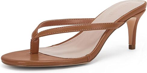 Coutgo Women's Kitten Heels Flip Flops Thong Heeled Sandals Round Open Toe Comfortable Summer Beach Shoes in Saudi Arabia