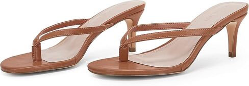 Coutgo Women's Kitten Heels Flip Flops Thong Heeled Sandals Round Open Toe Comfortable Summer Beach Shoes in Saudi Arabia