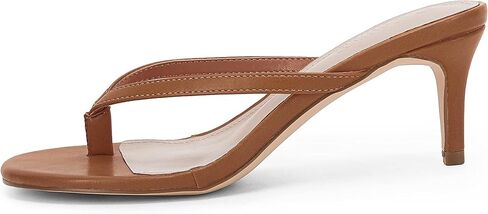 Coutgo Women's Kitten Heels Flip Flops Thong Heeled Sandals Round Open Toe Comfortable Summer Beach Shoes in Saudi Arabia