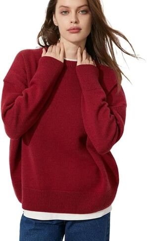 Women's Lightweight Soft Petite Crewneck Lightweight Solid Plain Sweaters Fall Winter Pullover Jumper Tops in Kuwait