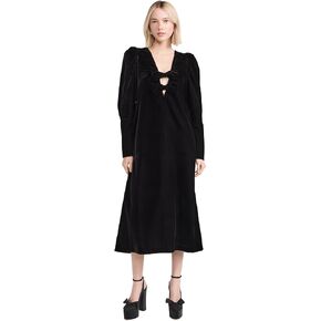 Sea Women's Paloma Velvet Long Sleeve Dress in Saudi Arabia