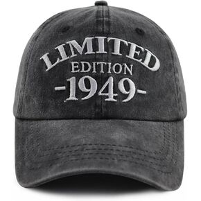 قبعة طبعة محدودة لعام 1948 للنساء والرجال، قبعة بيسبول مضحكة قابلة للتعديل ومطرزة بالقطن لعيد الميلاد الخامس والسبعين in Kuwait