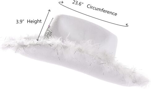 قبعة راعية البقر النسائية من Funny World قبعة تاج الأميرة تاج رعاة البقر in Kuwait