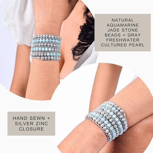 أساور معصم سبيريت راب مطرز - أساور بوهو للنساء والرجال - سوار خرز - مصنوع يدويًا في بالي للنساء والرجال - هدية رائعة للنساء والرجال in Kuwait