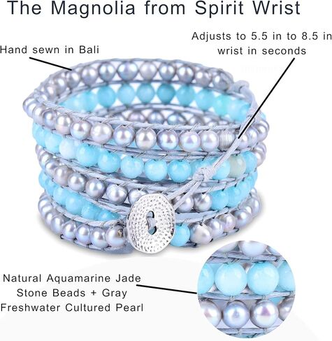 أساور معصم سبيريت راب مطرز - أساور بوهو للنساء والرجال - سوار خرز - مصنوع يدويًا في بالي للنساء والرجال - هدية رائعة للنساء والرجال in Kuwait