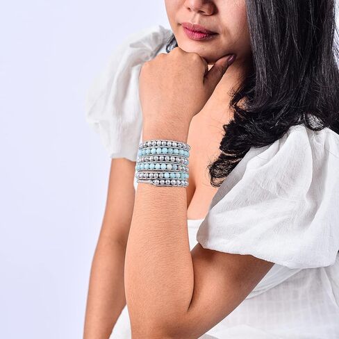 أساور معصم سبيريت راب مطرز - أساور بوهو للنساء والرجال - سوار خرز - مصنوع يدويًا في بالي للنساء والرجال - هدية رائعة للنساء والرجال in Kuwait