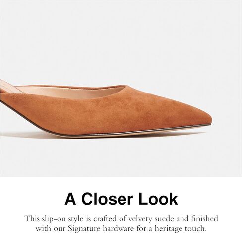 حذاء Renn Suede Mule النسائي من Coach in Kuwait