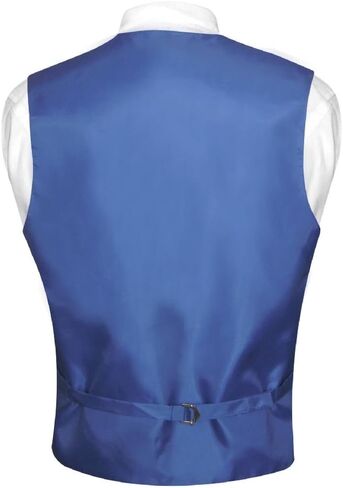 Men's Dress Vest & NeckTie Solid PINK Color Neck Tie Set for Suit or Tuxedo in Saudi Arabia