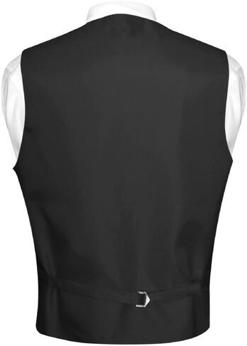 Men's Dress Vest & NeckTie Solid PINK Color Neck Tie Set for Suit or Tuxedo in Saudi Arabia