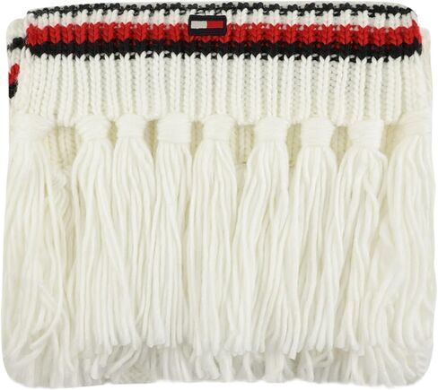 Tommy Hilfiger Womens Lattice Cable With Stripes Scarf in Saudi Arabia