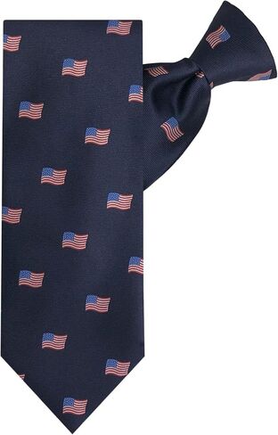 رابطة عنق أمريكية منسوجة للرجال من Jacob Alexander American Flags in Saudi Arabia