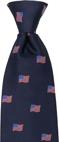 رابطة عنق أمريكية منسوجة للرجال من Jacob Alexander American Flags in Saudi Arabia
