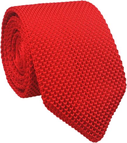 Men's Skinny Knit Tie Vintage Solid Color Casual Formal Designer Necktie 2.75" in Saudi Arabia
