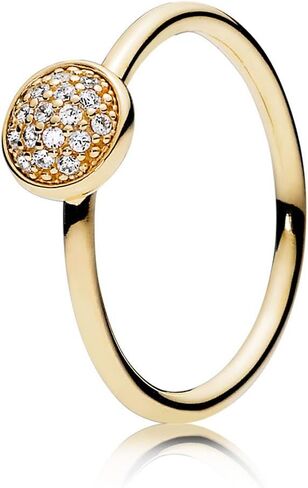 باندورا 150187CZ 14K خاتم قطرة مبهرة 150187CZ in Saudi Arabia