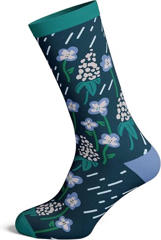 Crazy Dog T-Shirts Women's With All Due Respect No Socks Funny Sarcastic Flower Graphic Footwear in Saudi Arabia
