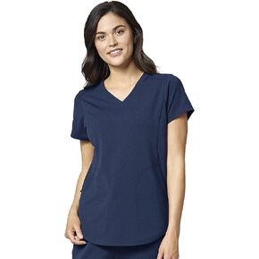 WonderWink Women's Moto V-Neck Scrub Top