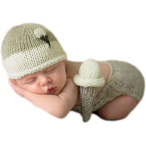 أزياء لطيف الطفل التصوير الدعائم الوليد بوي صورة تبادل لاطلاق النار وتتسابق الرضع قبعة الكروشيه السراويل مجموعة التصوير تبادل لاطلاق النار الأبيض in Kuwait