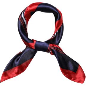 uxcell Women's Floral Leopard Polka Dots Striped Print Square Kerchief Neck Scarf Shawl in Saudi Arabia