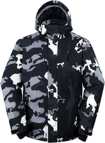 Pioneer Camp Men's Winter Ski Jacket Mountain Waterproof Warm Insulated Snow Coats Cold Weather Windproof Snowboard Parka in Saudi Arabia