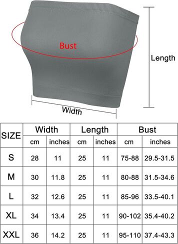 4 Pieces Women Bandeau Bras Strapless Bralette Bras Seamless Stretchy Bras Non Padded Tube Top Bra Sports Bra for Women Girls in Saudi Arabia