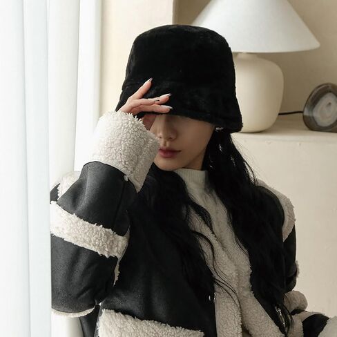 VIEWLAP قبعة من فرو المنك الصناعي 3 ألوان in Kuwait