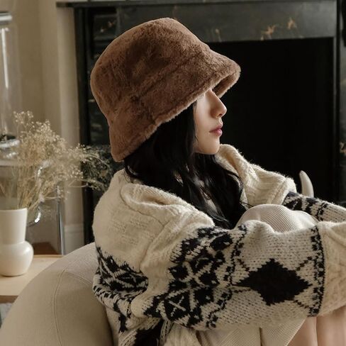 VIEWLAP قبعة من فرو المنك الصناعي 3 ألوان in Kuwait