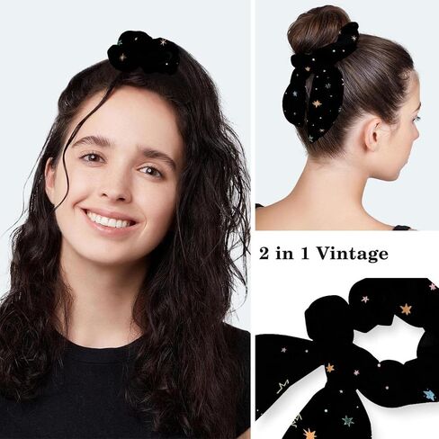 قبعات العمل النسائية منتفخة قبعة جراحية مع القوس Scrunchies ليتل ديزي الفن الطلاء ذيل حصان حامل التعادل الخلفي فرك قبعة in Saudi Arabia