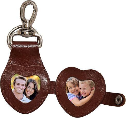 Wise Owl Accessories 3D Leather Keychain Cute Heart Shape Valentine Gift in Saudi Arabia