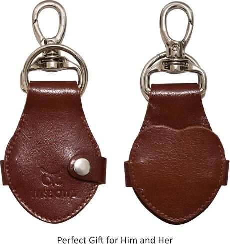 Wise Owl Accessories 3D Leather Keychain Cute Heart Shape Valentine Gift in Saudi Arabia