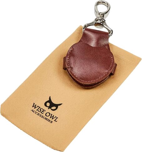 Wise Owl Accessories 3D Leather Keychain Cute Heart Shape Valentine Gift in Saudi Arabia
