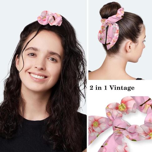 قبعات العمل النسائية منتفخة قبعة جراحية مع القوس Scrunchies ليتل ديزي الفن الطلاء ذيل حصان حامل التعادل الخلفي فرك قبعة in Saudi Arabia