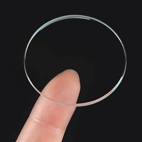uxcell 6-Pack Watch Crystal Lens Glass 40mm Dia. Round Flat Mineral Replacement Parts for Watchmaker Repair in Saudi Arabia